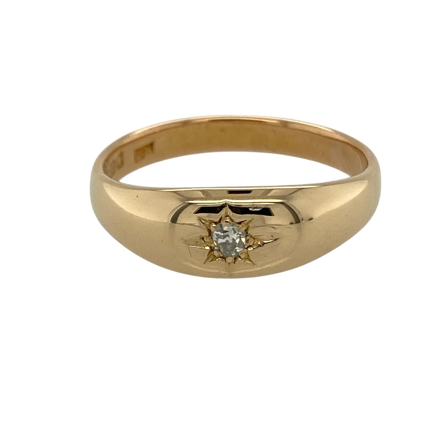 22ct Gold & Diamond Set Band Ring