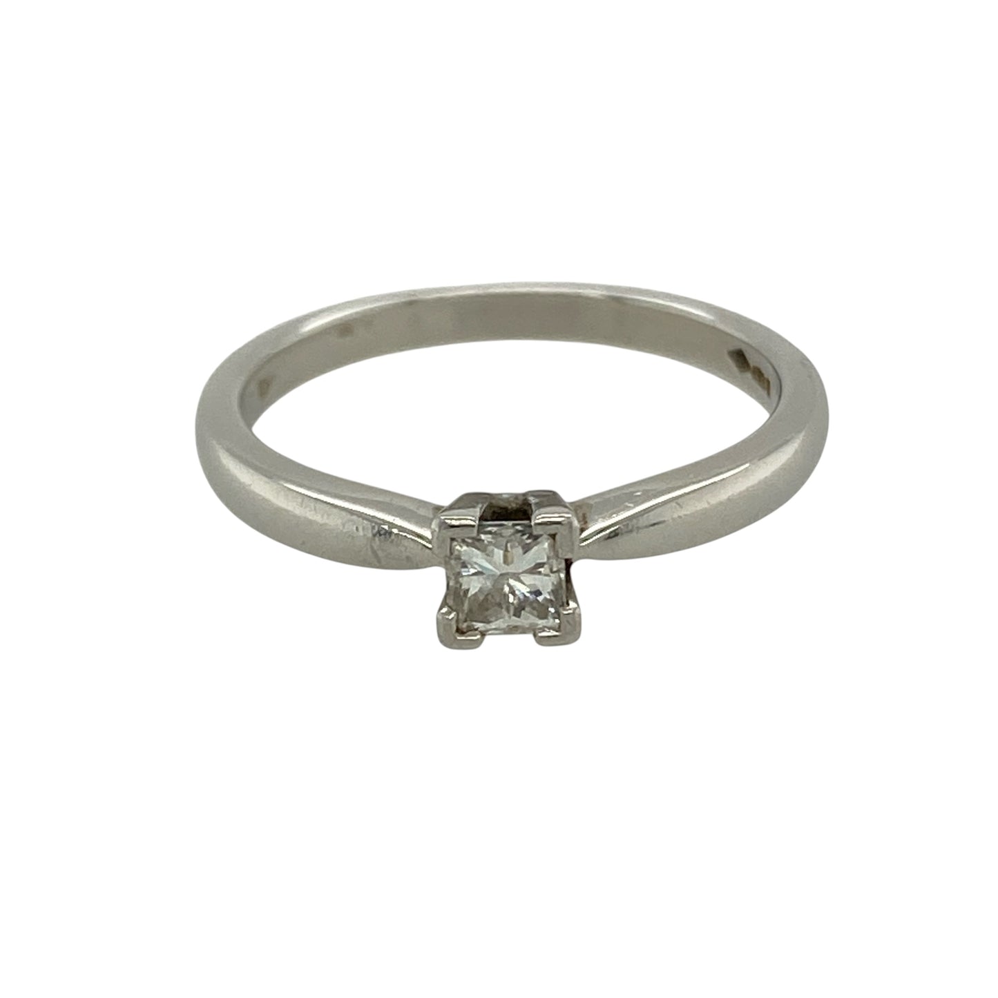 Platinum & Diamond Set Solitaire Ring