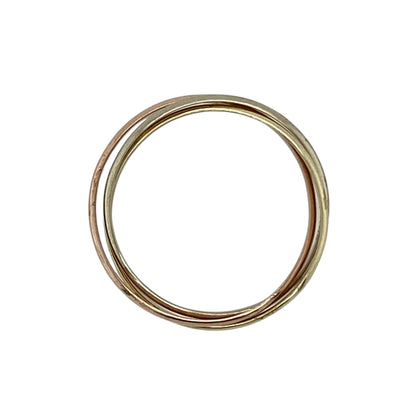 9ct Gold Three Band Ring