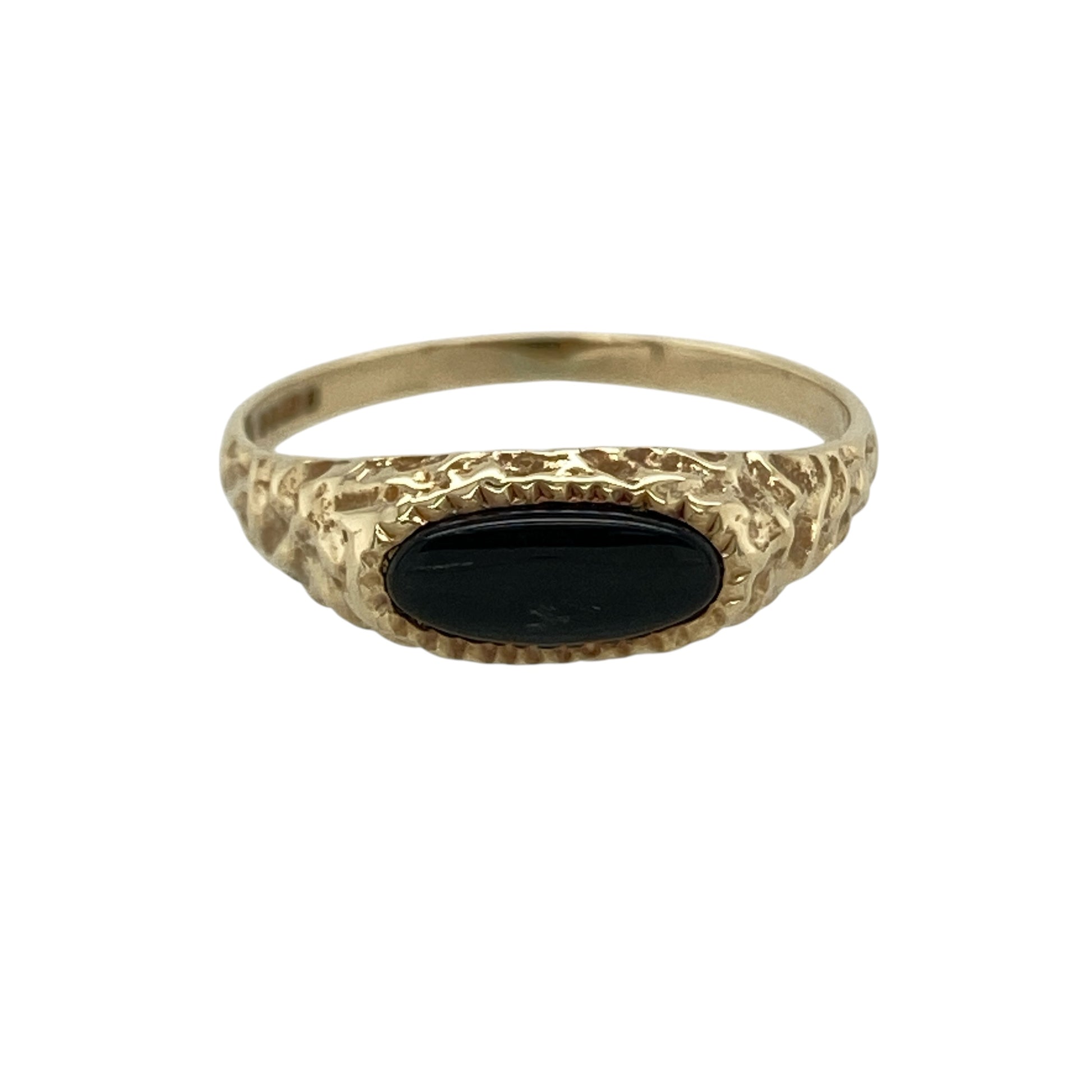 9ct Gold & Onyx Signet Ring