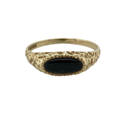9ct Gold & Onyx Signet Ring