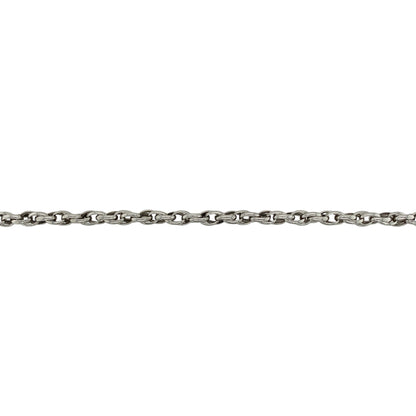 9ct White Gold 7" Prince of Wales Bracelet