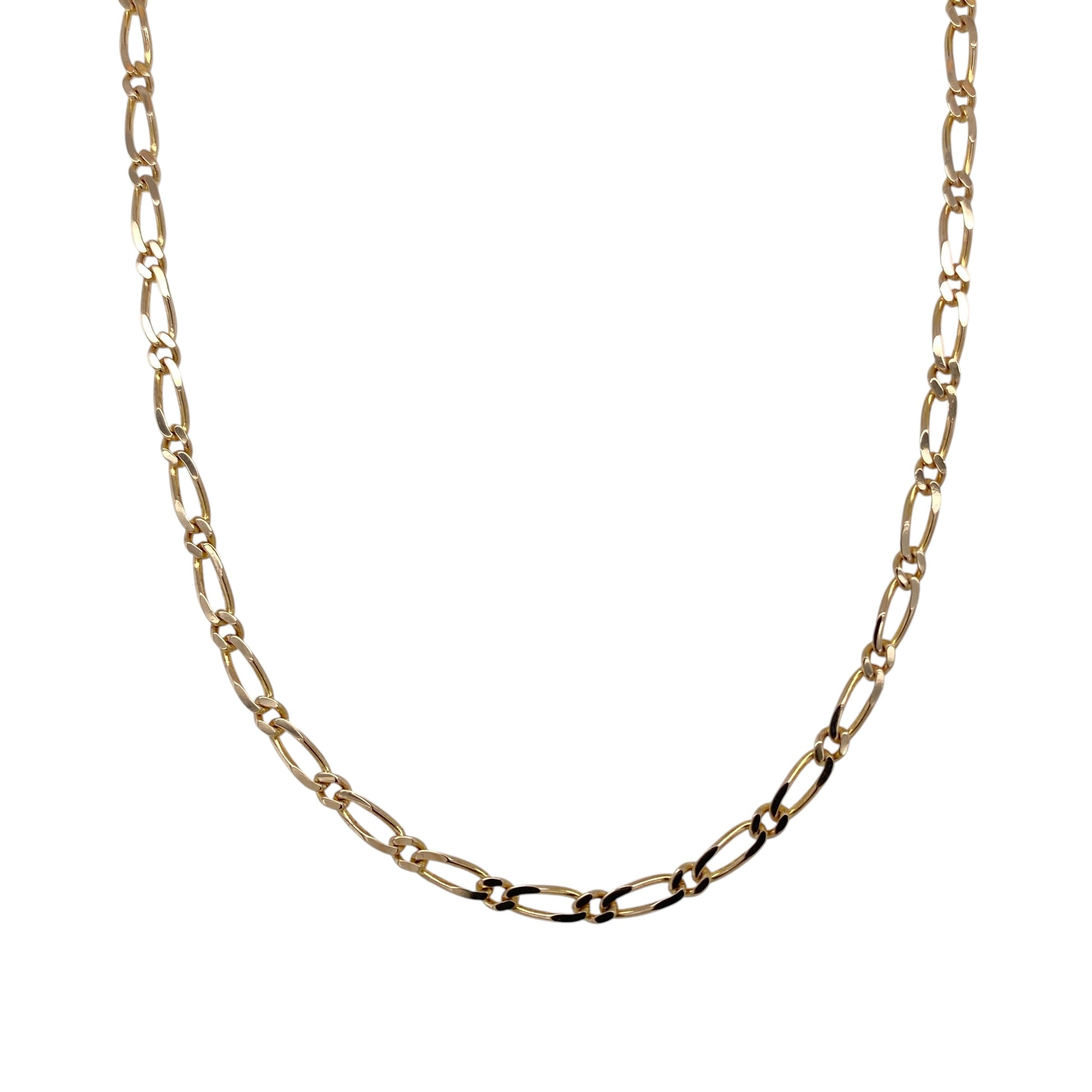 9ct Gold 18" Figaro Chain