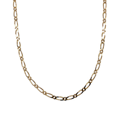 9ct Gold 18" Figaro Chain