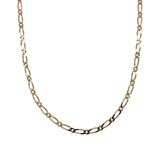 9ct Gold 18" Figaro Chain