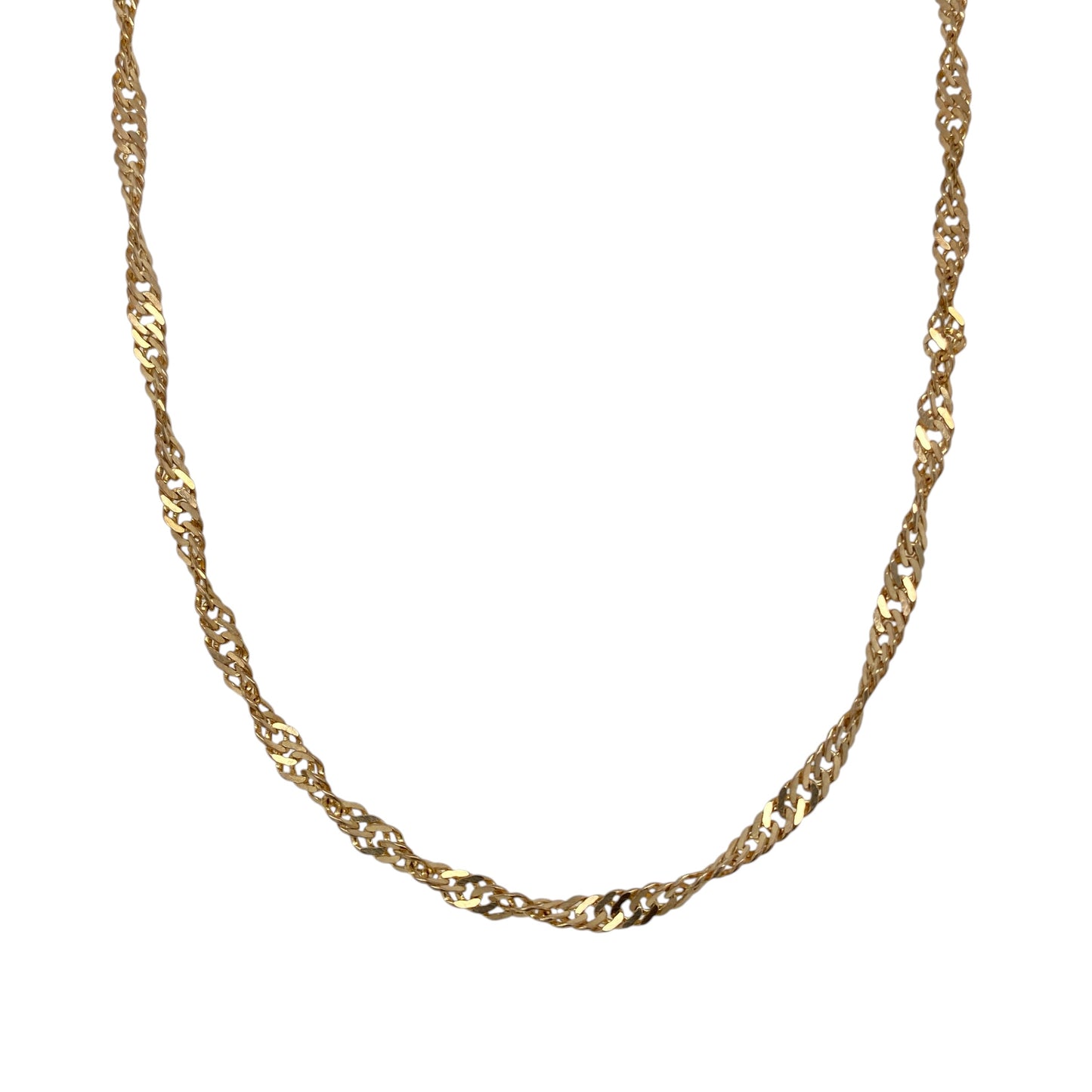 9ct Gold 20" Singapore Chain