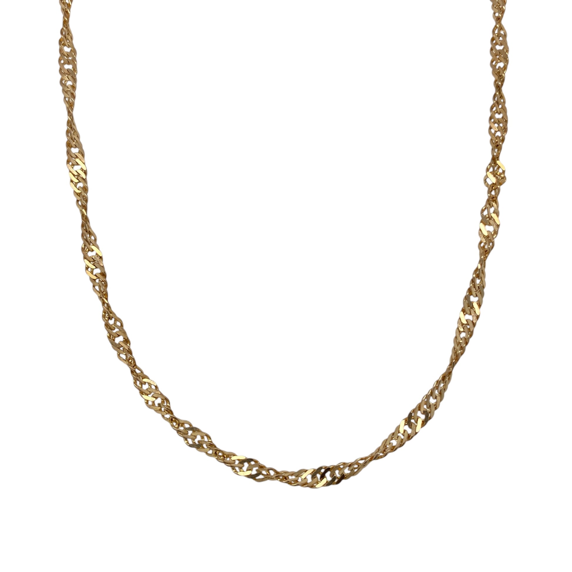 9ct Gold 20" Singapore Chain