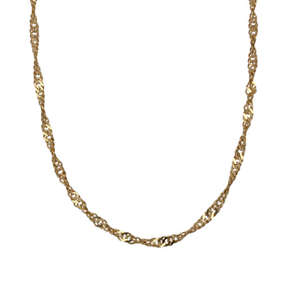 9ct Gold 20" Singapore Chain