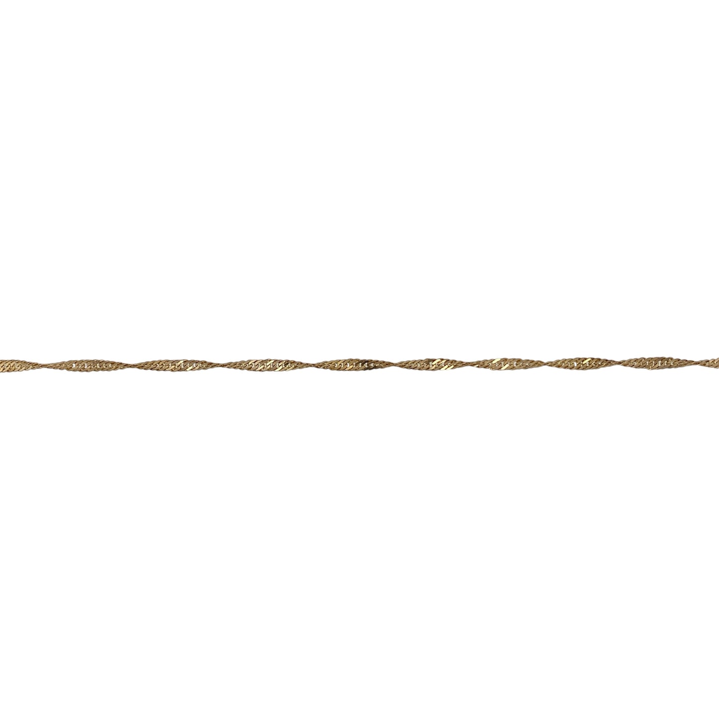 9ct Gold 20" Singapore Chain