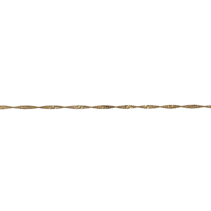 9ct Gold 20" Singapore Chain
