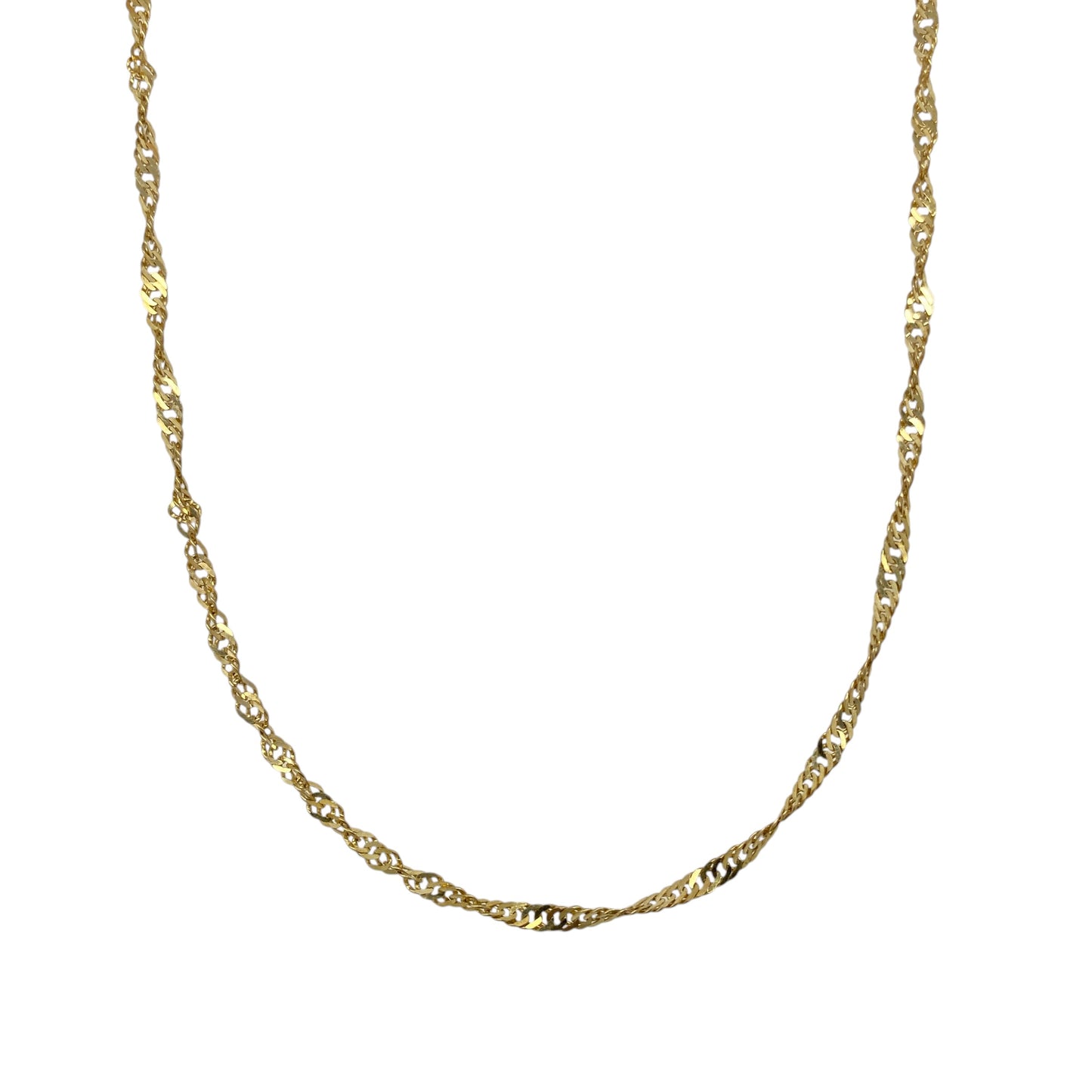 9ct Gold 24" Singapore Chain