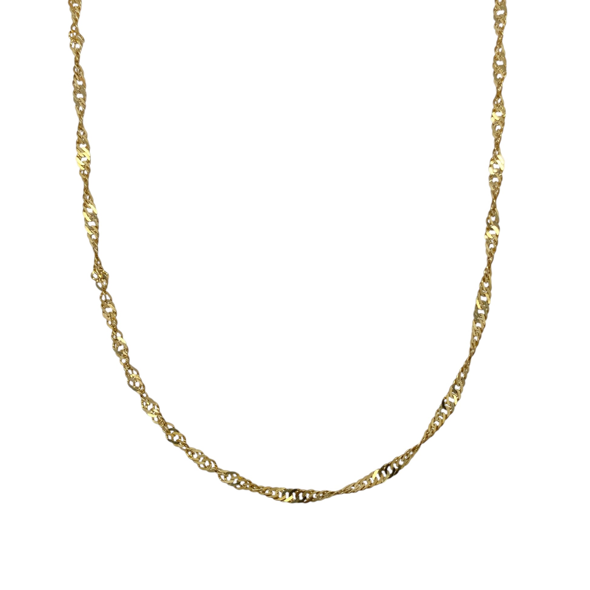 9ct Gold 24" Singapore Chain