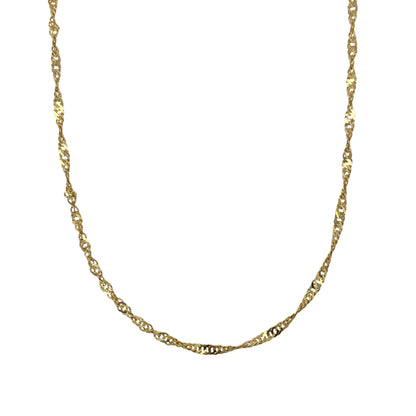 9ct Gold 24" Singapore Chain
