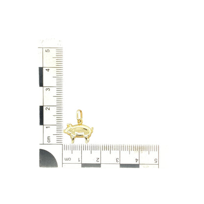 9ct Gold Pig Pendant