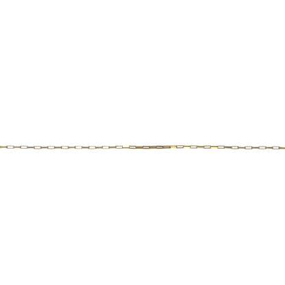 9ct Gold 16" Long Box Chain