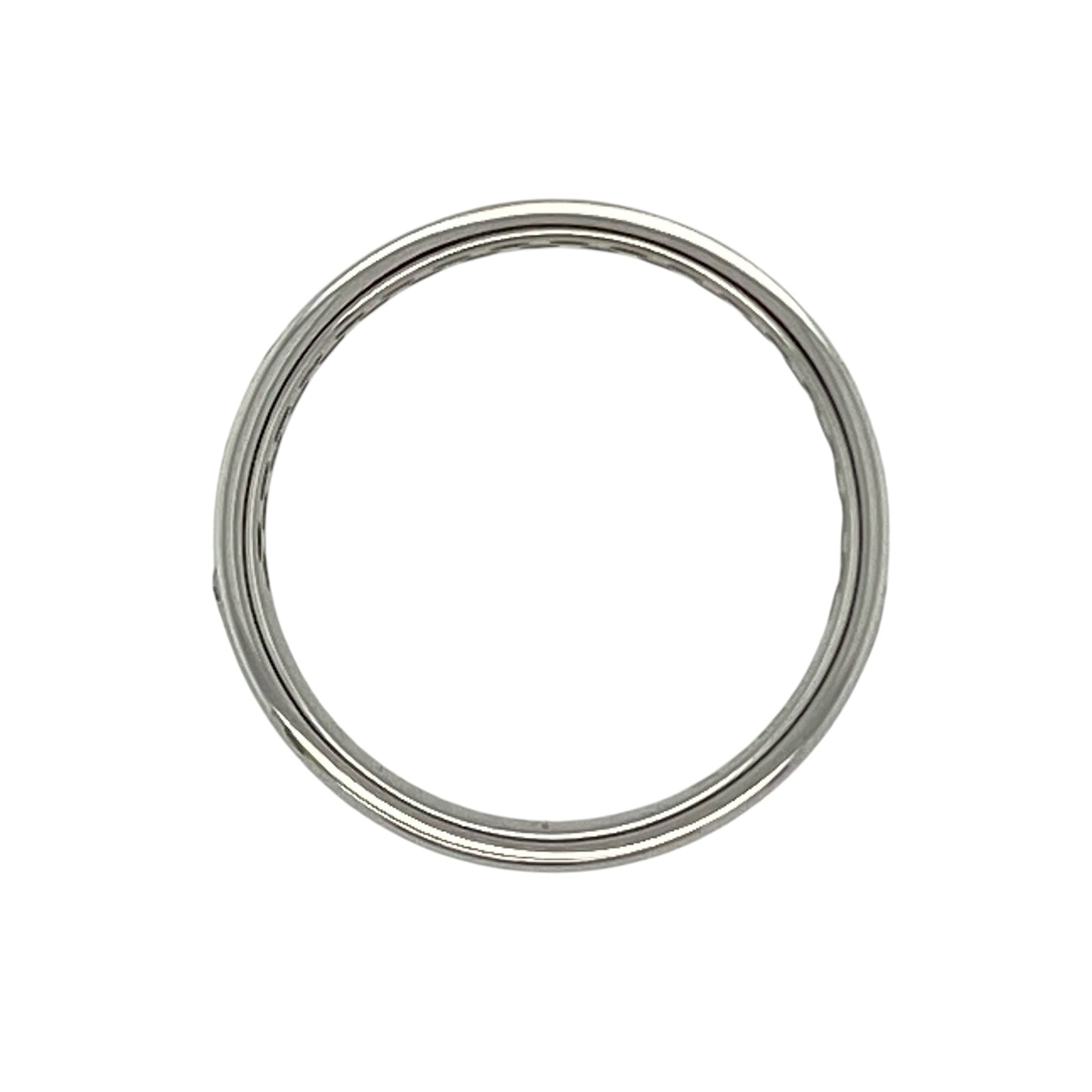 18ct White Gold & Diamond Set Band Ring