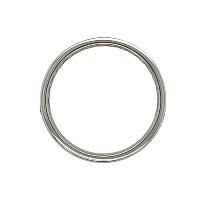 18ct White Gold & Diamond Set Band Ring