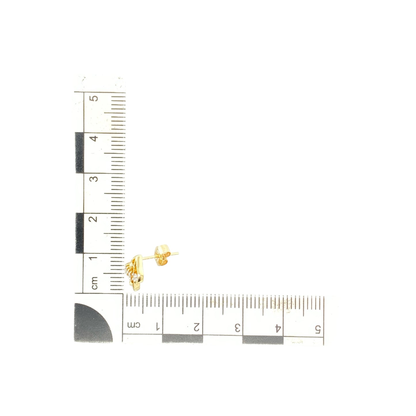 9ct Gold & Diamond Set Stud Earrings