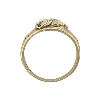 9ct Gold Welsh Dragon Band Ring