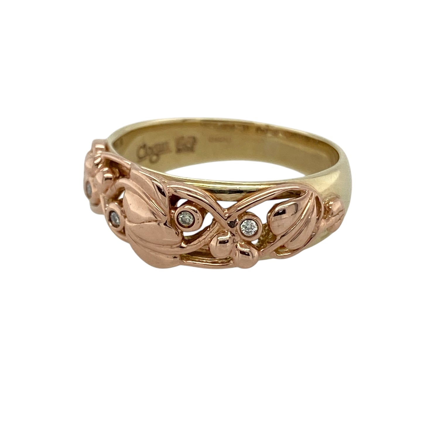 Bring meaningful symbolism and refined sparkle to your collection with this pre-owned 9ct yellow and rose gold diamond Clogau Tree of Life ring, featuring an elegant design with timeless appeal—perfect for everyday wear or special occasions.

Design: The ring showcases the iconic Tree of Life motif across the front, measuring approximately 8mm in height, accented with sparkling diamonds for a refined and eye-catching finish.