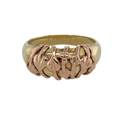 9ct Gold Clogau Tree of Life Wide Band Ring