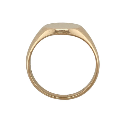 18ct Gold Clogau Plain Oval Signet Ring