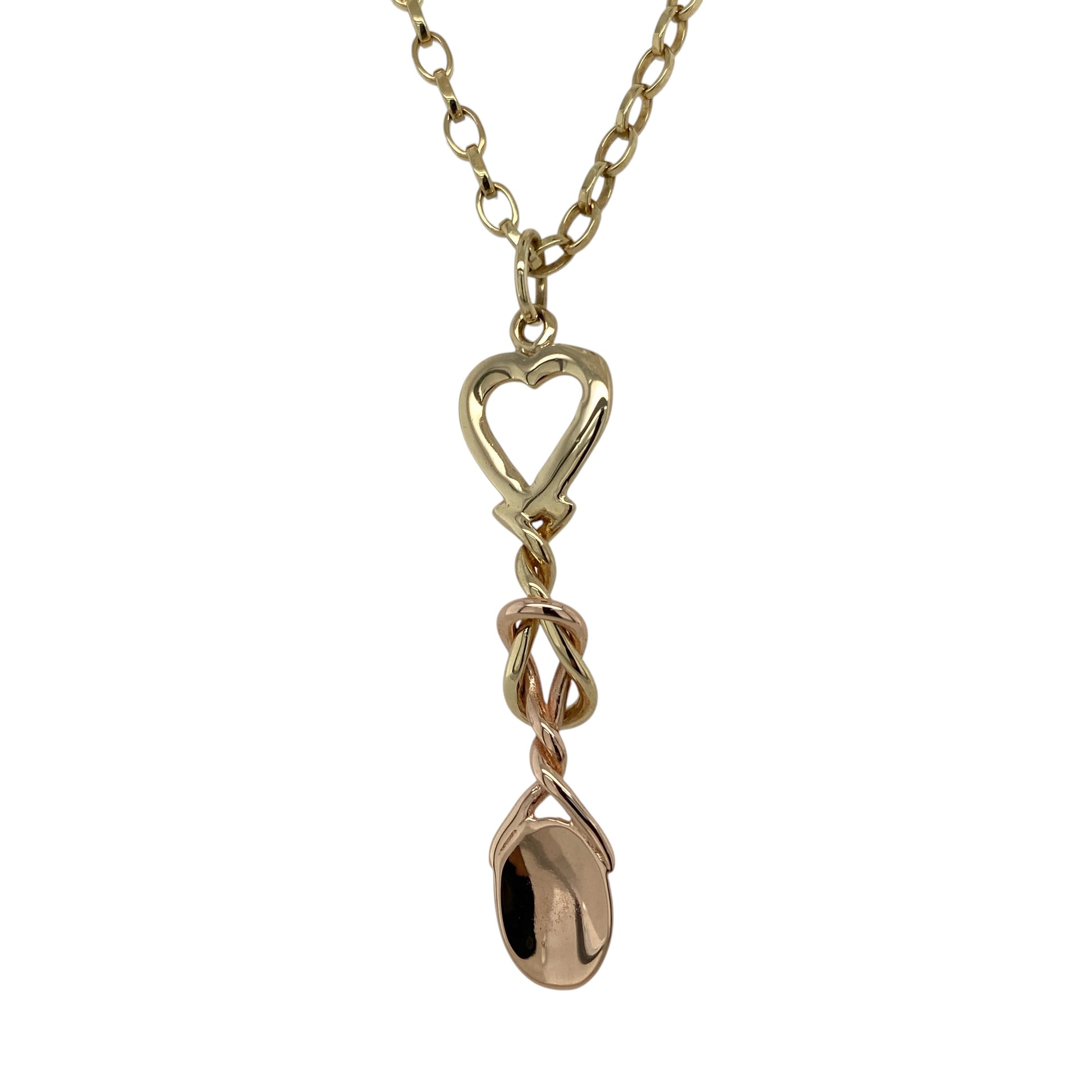 9ct Gold Clogau Lovespoon 16" Necklace
