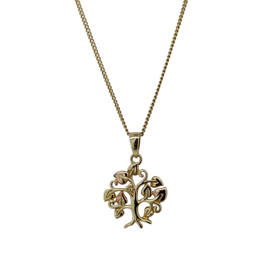9ct Gold Clogau Tree of Life 18" - 22" Necklace