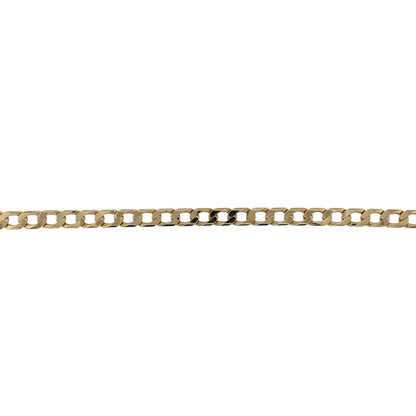9ct Gold 8" Curb Bracelet