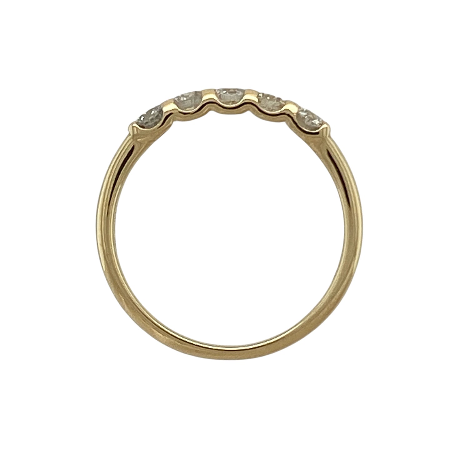 18ct Gold & Diamond Set Band Ring