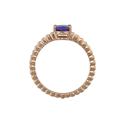 9ct Gold & Tanzanite Solitaire Ring