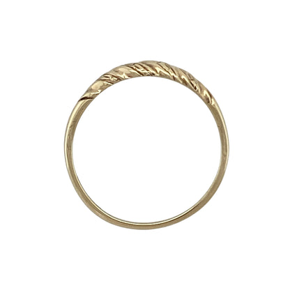 9ct Gold Twisted Band Ring