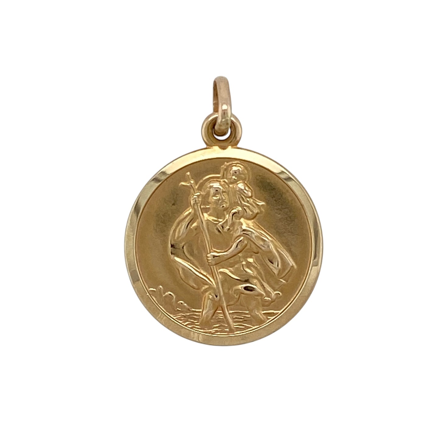 9ct Gold St Christopher Pendant