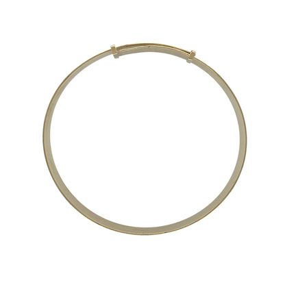 9ct Solid Gold Patterned Expanding Bangle