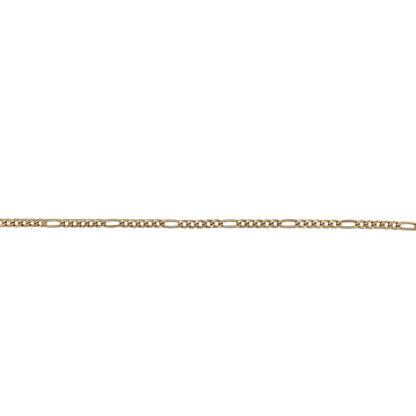 9ct Gold 7" Figaro Bracelet