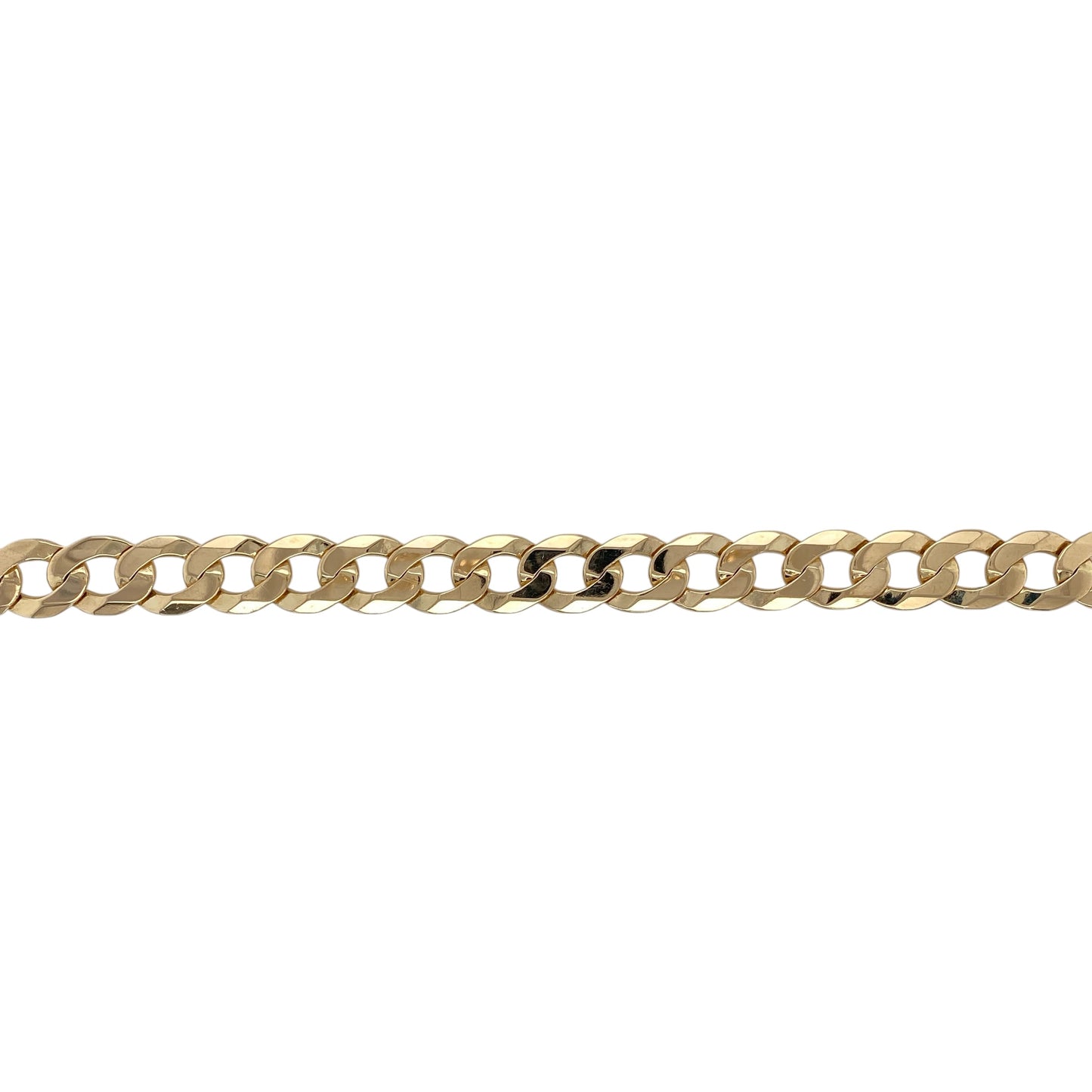 9ct Gold 8.5" Curb Bracelet