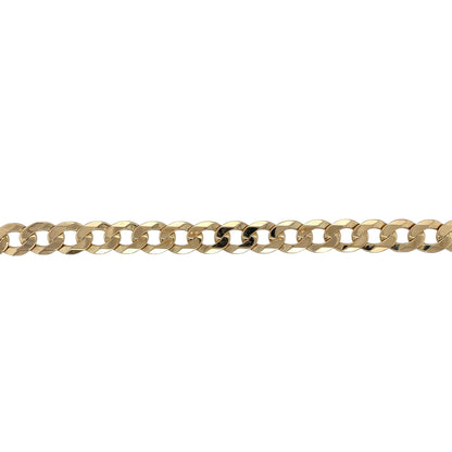 9ct Gold 8.5" Curb Bracelet