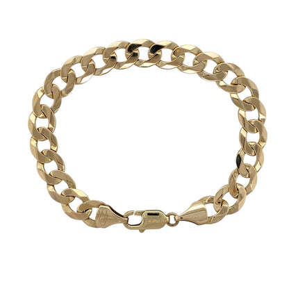 9ct Gold 8.5" Curb Bracelet