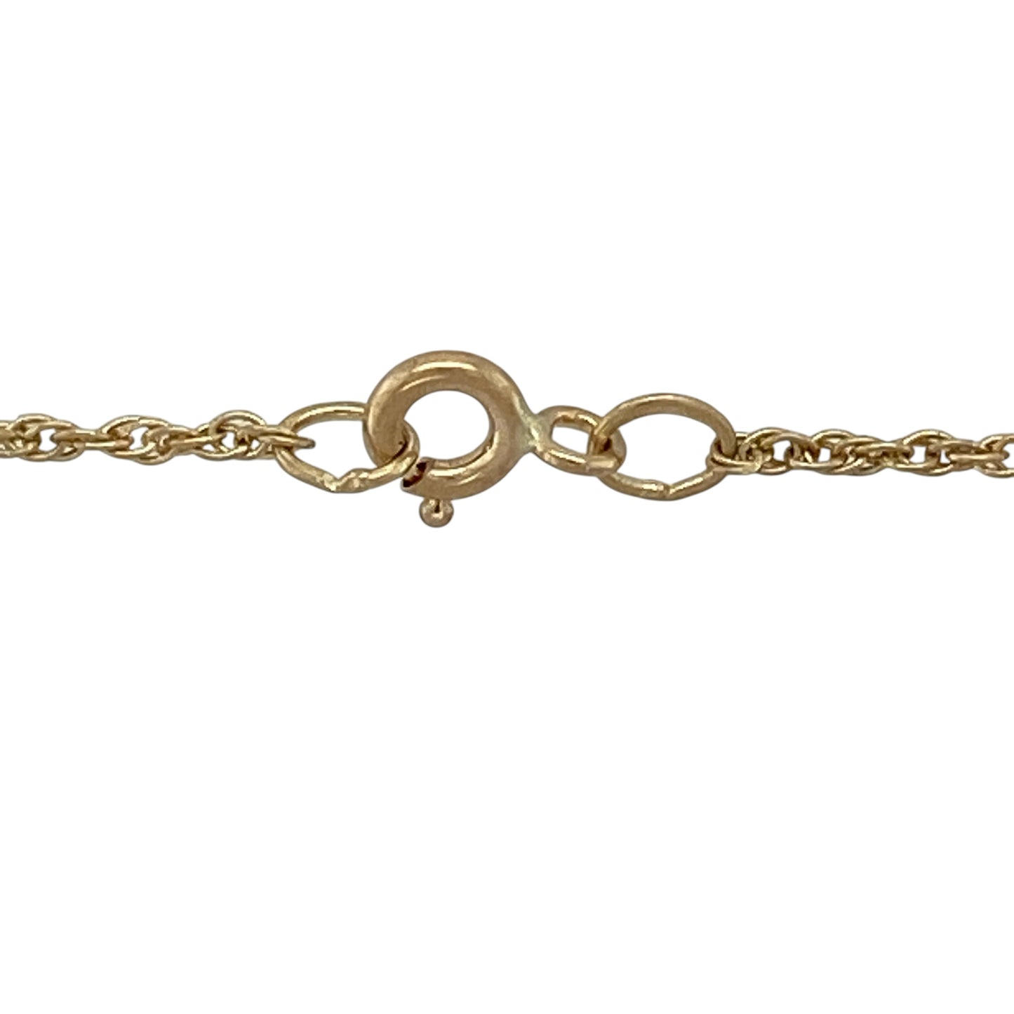 9ct Gold Patterned Small Oval Locket 16" Necklace