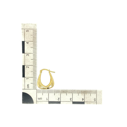 9ct Gold Handbag Creole Earrings