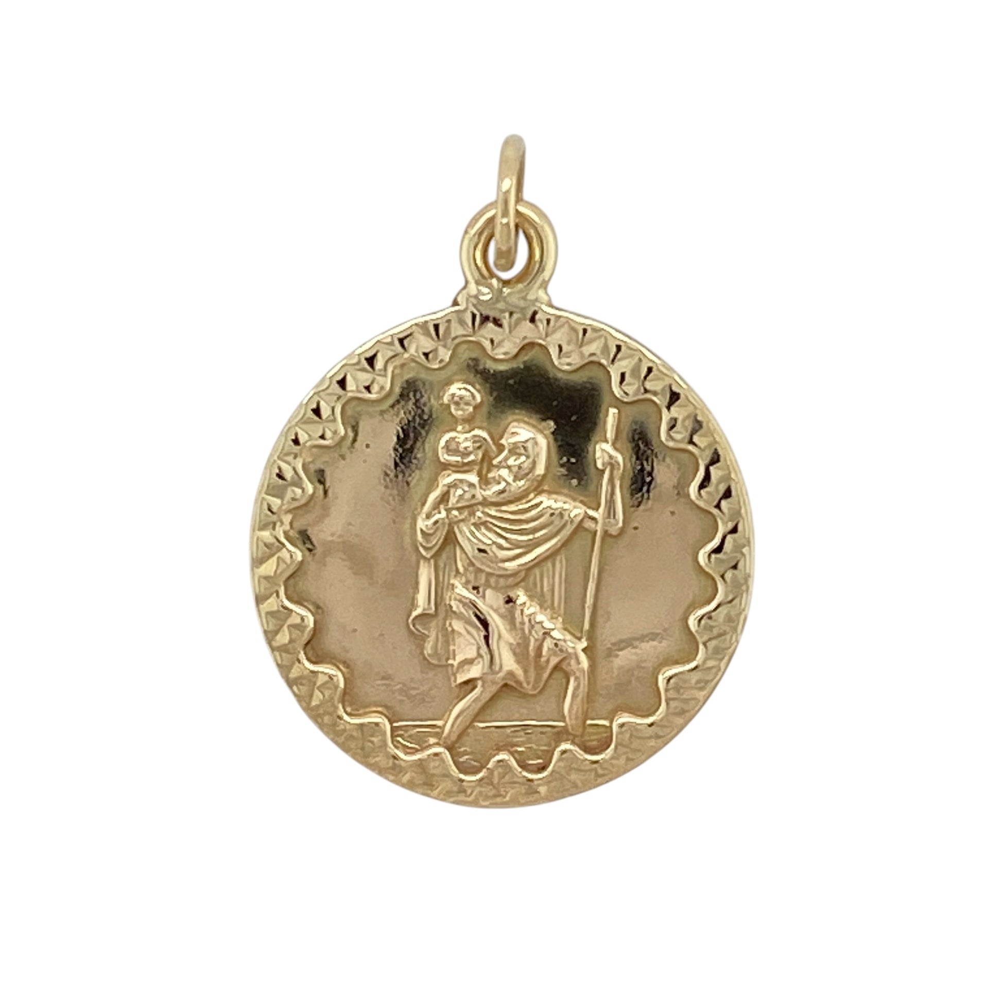 9ct Gold St Christopher Pendant