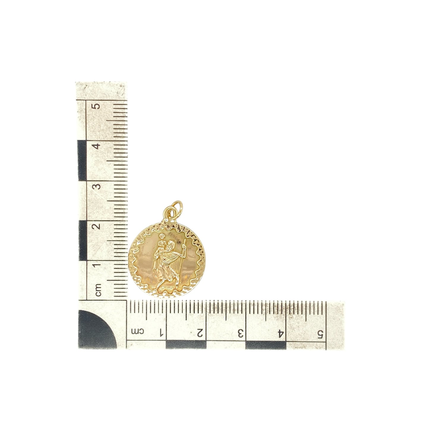 9ct Gold St Christopher Pendant
