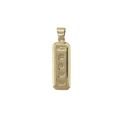 9ct Gold Ingot Pendant