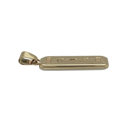 9ct Gold Ingot Pendant