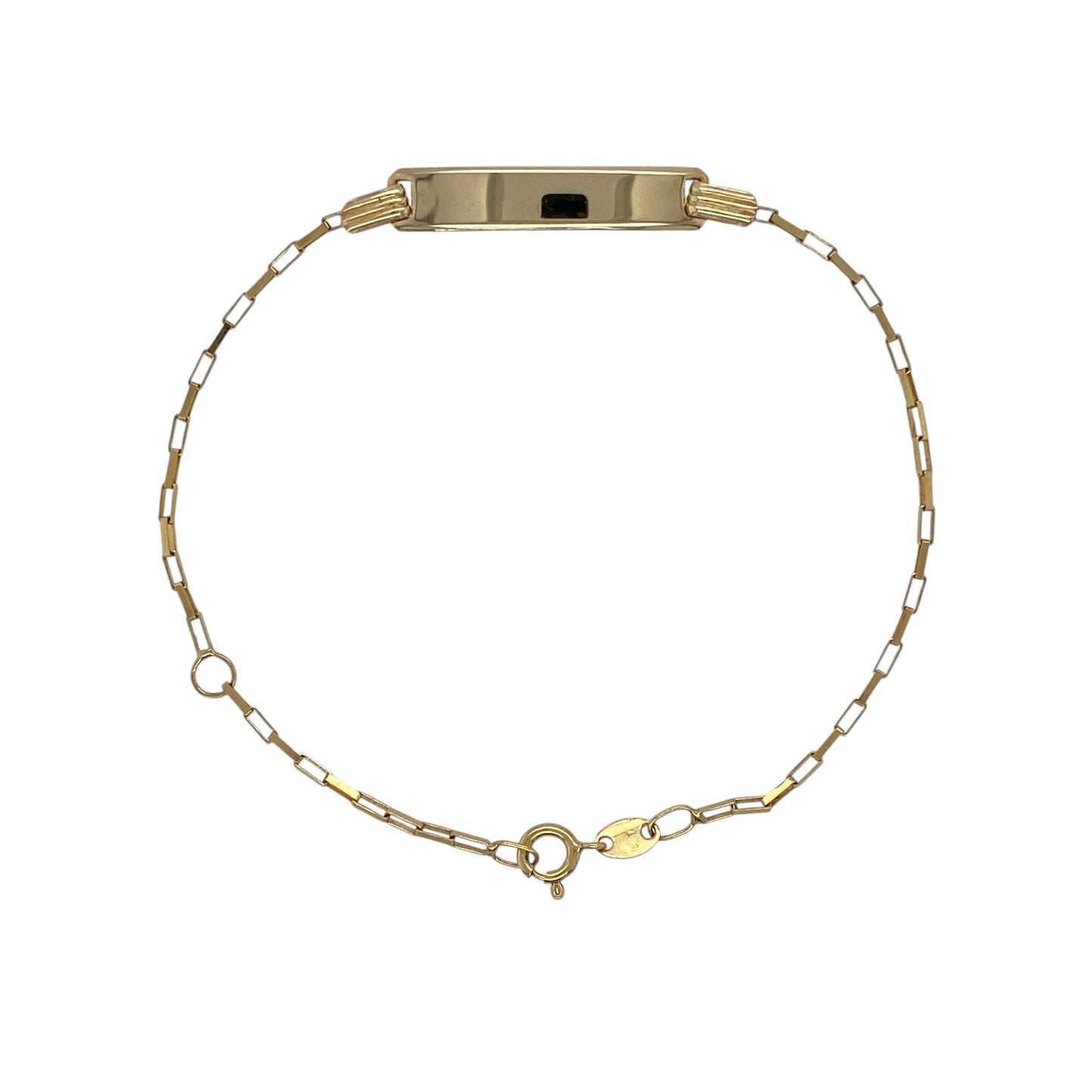 9ct Gold 5.5" - 6.5" Identity Bracelet