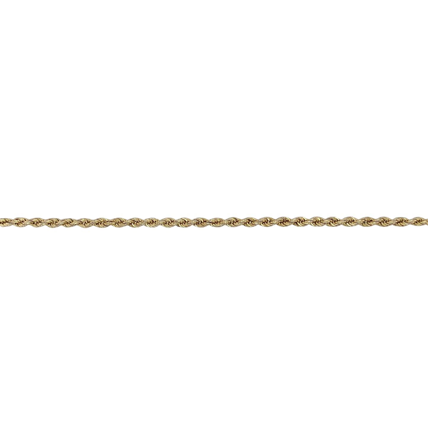 9ct Gold 8" Rope Bracelet
