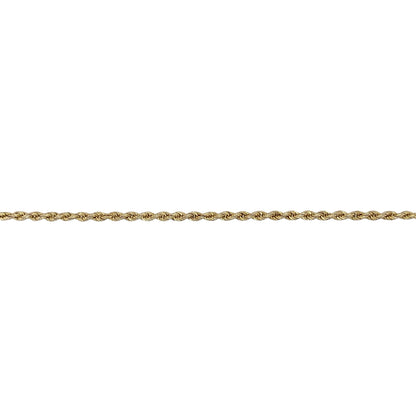9ct Gold 8" Rope Bracelet