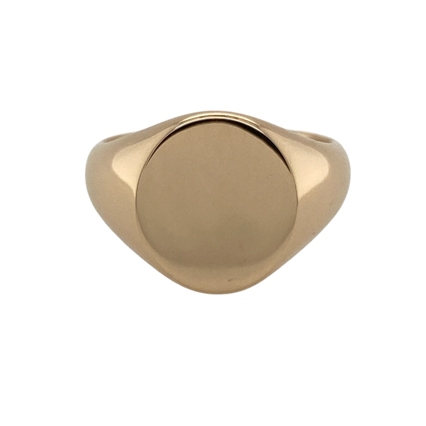 18ct Gold Clogau Plain Oval Signet Ring