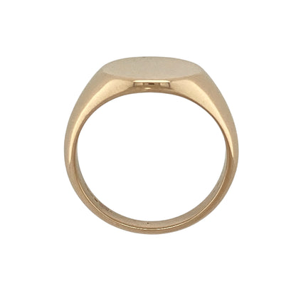 18ct Gold Clogau Plain Oval Signet Ring