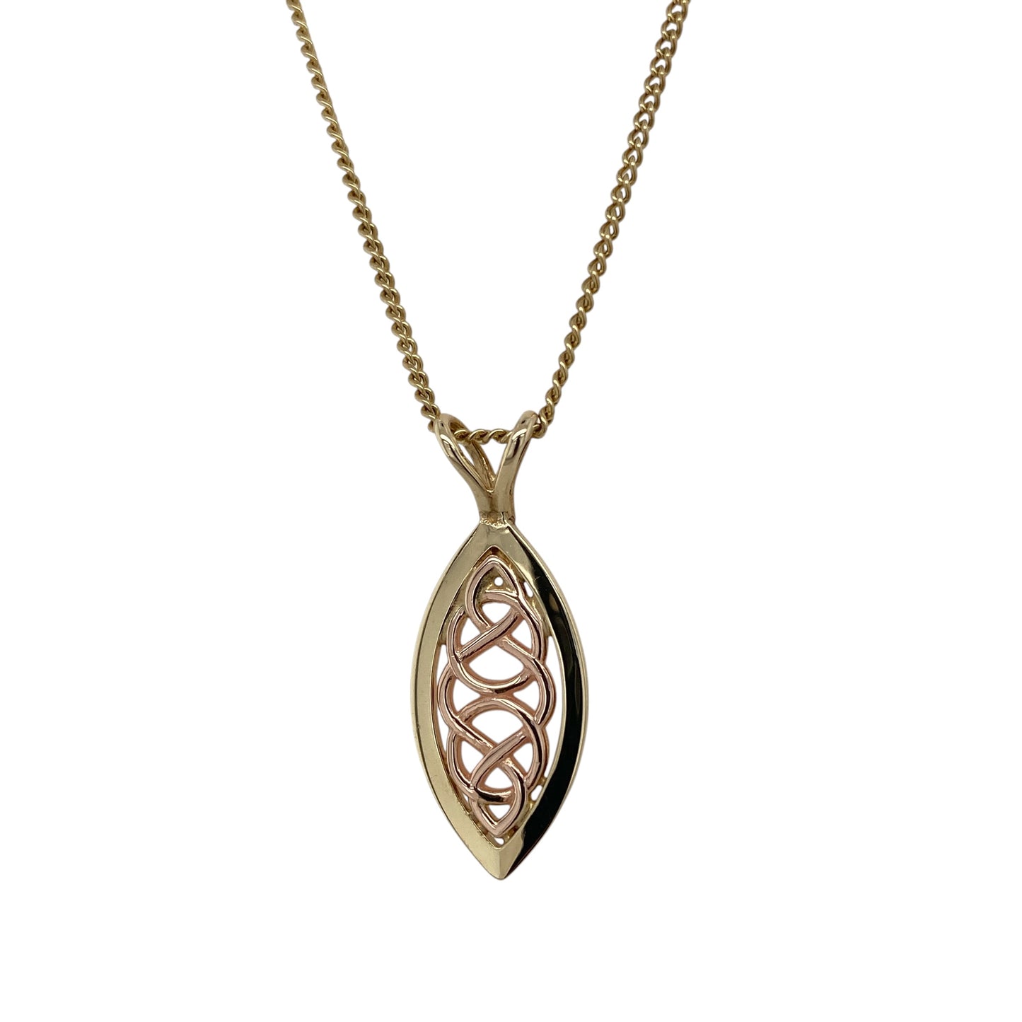 9ct Gold Clogau Celtic Knot 18" Necklace